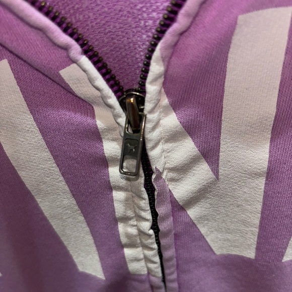 PINK Victoria Secret Y2K Light Purple Zip Up - Picture 4 of 5